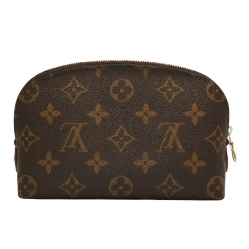 LOUIS VUITTON Pochette Cosmetic Pouch Clutch Monogram Brown
